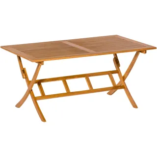 Gartentisch MERXX, braun (holzoptik), B:90cm H:74cm T:160cm, Tische, Gartentisch