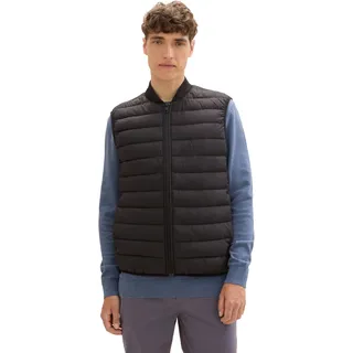 TOM TAILOR Denim Herren Lightweight Steppweste,29999 - Black, S