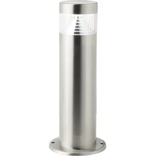 Brilliant Sockelleuchte Edelstahl 30 cm x 7,5 cm 1er Set silber