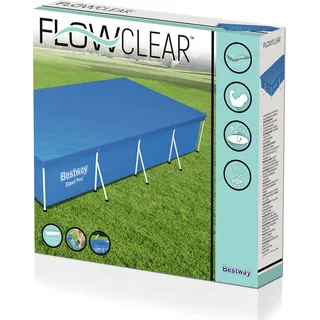 Bestway Abdeckplane für Frame Pool 400 x 211 cm, 58107 - Blau