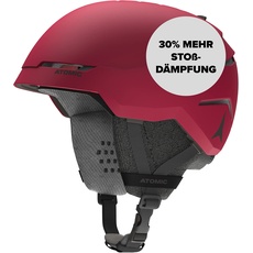Bild SAVOR Skihelm in Dunkelrot Größe L - Unisex für Erwachsene - 360° Fit System - Überlegener Aufprallschutz - Aircon Belüftungssystem - Kopfumfang 59-63 cm