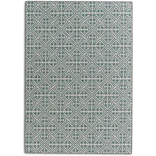 Schöner Wohnen SCHÖNER WOHNEN-Kollektion Teppich "Parkland 6351 222", rechteckig 5 mm Höhe In- und Outdoor geeignet, eleganter Flachflorteppich,