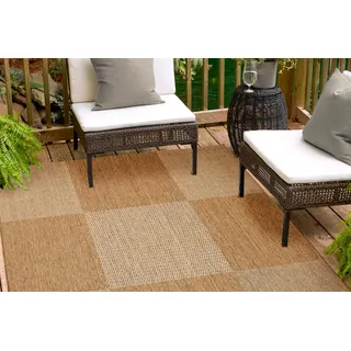 Andiamo Arizona Outdoor-Teppich 67 x 140 cm Braun