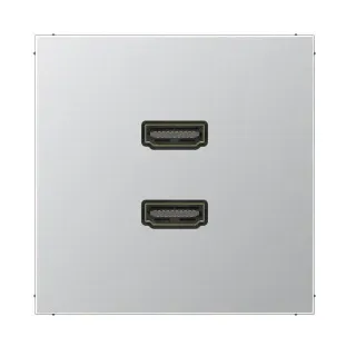 Jung MAAL1133 2 x HDMI, Serie LS, Aluminium MA AL 1133