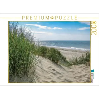 CALVENDO Puzzle Düne mit Strandgras 2000 Teile Puzzle quer | 2000 pieces, finished size 35.4 × 26.4 in (90 × 67 cm) | Photo puzzle for happy hours