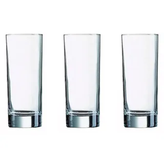 Luminarc e5093 "Islande" longdrinkbeker/drinkglas "Islande" 330 ml, Transparant 3-serie Pack