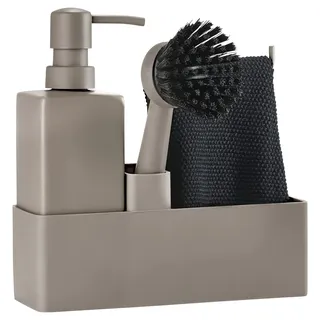 ZONE Denmark Seifenspender 19 x 6 x 20,5 cm Taupe