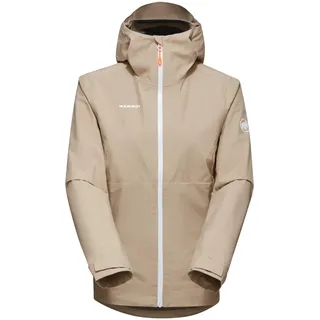 Mammut Damen Hardshelljacke, aus der Serie Alto Light, XS, Beige, Kapuzenjacke, Funktionsjacke, aus DRYtechnology 2.5 L