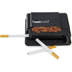 MM Powermatic Mini Black - Handstopfmaschine Zigarettenstopf-Maschine, Kunststoff, schwarz, 10 x 10 x 5 cm