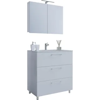 VCM my bath Badmöbel-Set Schubo 914354 weiß 60,0 x 46,0 x 86,0 cm