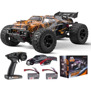 VEVOR Ferngesteuertes Auto, Maßstab 1:10, RC-Auto, All-Terrain-4WD-Offroad-Truck mit 45° Wheelie & einstellbarer Geschwindigkeit, 50 km/h-RC-Rennauto-Spielzeug, Ideal für Kinder ab 8 Jahren, IPX4