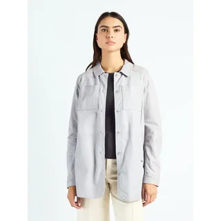 Maze Lederjacke »Lederhemd 42020135«, blau