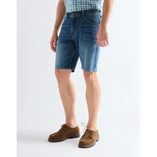 Jeansshorts WRANGLER "Texas", Herren, Gr. 33, N-Gr, stormforge_blau, Denim/Jeans, Obermaterial: 99% Baumwolle, 1% Elasthan, Basic, Jeans Jeansshorts