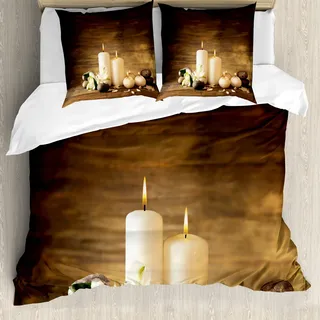 ABAKUHAUS Spa Bettbezug, Valetines Day Blumen, Milbensicher Allergiker geeignet mit Kissenbezügen, 155 cm x 220 cm - 80 x 80 cm, Weiß Schwarz und Braun - Schwarz