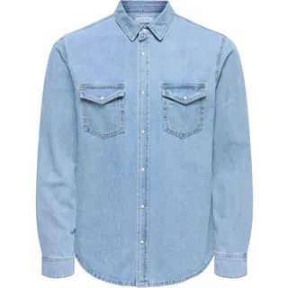 Only & Sons Male Jeanshemd ONSBANE Jeanshemd