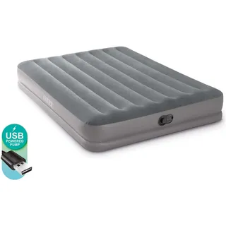Intex 64114 Luftmatratze Doppelmatratze Grau