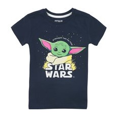 Star Wars Kids - The Mandalorian - Baby Yoda - Grogu T-Shirt dunkelblau, Uni, 146/152