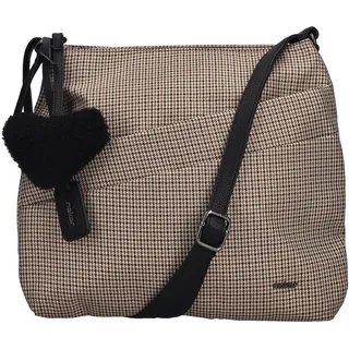 Rieker Umhängetasche Kunstleder Beige/Black