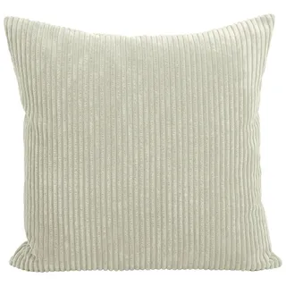 Max Winzer Zierkissen , Creme , Textil , Füllung: Schaumstoffflocken , quadratisch , 55x55 cm , Goldenes M, Made in Germany , Heimtextilien, Wohntextilien, Kissen, Zierkissen