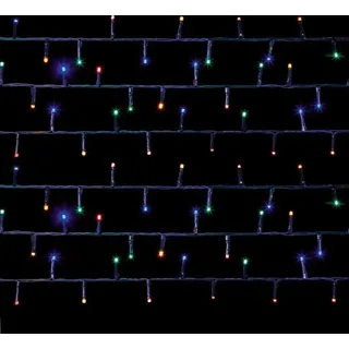 Weihnachtsbeleuchtung 240 LED Mehrfarbig Baum 6M Timer Innen Außen