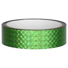 DEKO KLEBEBAND zum Hula Hoop tapen [25mm x 30m, grün] – Hula Hoop Hologramm Klebeband