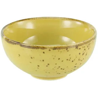 CreaTable Tapas-Schale »NATURE COLLECTION« 6 Stk. aus Steinzeug Snackschale, Dipschale, Servierschale, Ø 8 cm, gelb