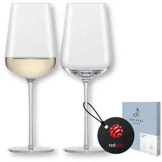 Zwiesel Glas Riesling Weißweinglas Vervino (2 Stk) | edle Weingläser für Weißwein, spülmaschinenfeste Tritan®-Kristallgläser, Made in Germany
