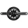 D2 Dub Iridescent Direct Mount Kurbelgarnitur Black 175 mm