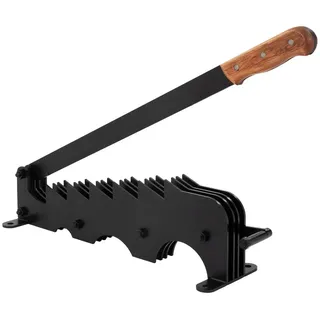 ECD Germany Holzspalter Schwarz, Metall, 10x12x11.5 cm, Gartenzubehör, Gartenpflege, Gartengeräte