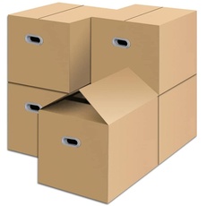 Cetomo 504040 Umzugskartons 5er-Set, x 50 x 40 x50 cm Umzug Karton Kisten Verpackung Bücher Schachtel