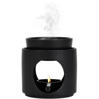 Duftlampe Teelicht, Duftlampe für Ätherische Öle, Candle Warmer Lamp, Keramik Aromalampe, Kerzenwärmer Lampe, Raumduft Diffuser, Stövchen für ätherische Öle, Duftöl und Duftwachs