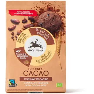 KAKAO-KEKSE MIT FAIR TRADE BIO-KAKAO-BOHNEN 250 g - ALCE NERO