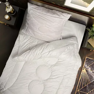 John Cotton Microfaserbettdecke »Magicline, Bettdecken 135x200 cm, 155x220 cm für Sommer und Winter« leicht Füllung Polyester 1 Stk. tlg. Bettdecke, edles Design, Hergestellt in Deutschland, weiß