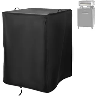 Fenghome Pizzaofen Abdeckung für Cozze Gas Pizza Ofen, Wasserdicht 500D Oxford-Stoff Schutzhülle für Pizzaofen, Grill und Outdoortisch, Pizzaofen Tragetasche, Pizzaofen Zubehör-Schwarz (73x64x109cm)