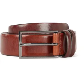 Boss Herrengürtel Leder 115 cm Braun