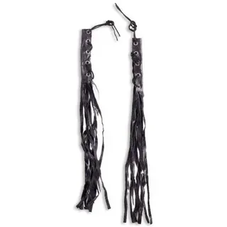 A-Pro Leather Lever Covers Fringe Lacing Motorcycle Motorbike Bikers Cruiser Quality