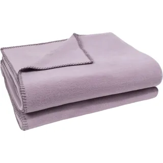 Zoeppritz Soft-Fleece Kuscheldecke 110 x 160 cm Lila