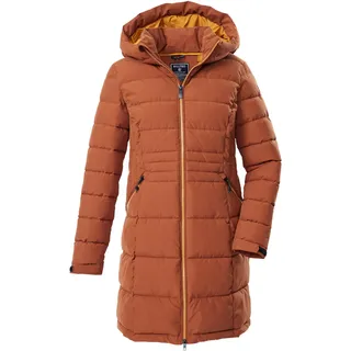 KILLTEC Damen Steppparka/Funktionsparka mit Kapuze KOW 11 WMN QLTD PRK, kupferbraun, 46