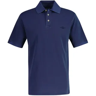 Poloshirt GANT "Poloshirt SUNFADED POLO", Herren, Gr. XL, blau (dunkelblau), Obermaterial: 100% Baumwolle CO., Shirts Poloshirt