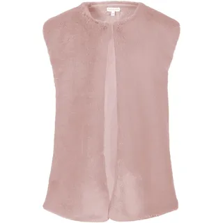 Plüschweste HAPPY GIRLS, Mädchen, Gr. 110, rosa, Plüsch, Obermaterial: 100% Polyester. Futter: 100% Polyester, unifarben, regular fit hüftbedeckend, Rundhals, Westen Plüschweste