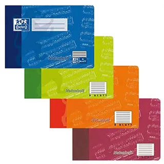 Oxford Notenheft A5 Lineatur 14 8 Blatt