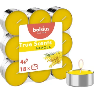 Bolsius True Scents 18 Teelichter gelb