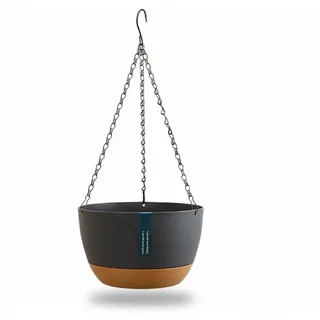 Hängender Blumentopf,Hängendes Pflanzgefäß,Hängender Doppelketten-Korb,Automatisches wasserabsorbierendes Becken,Hängender Pflanzentopf