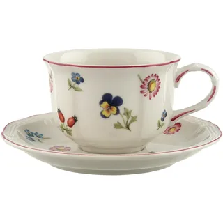 Villeroy & Boch Teetasse mit Untertasse 0,13 l Mehrfarbig