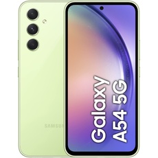 Samsung Galaxy A54 5G, Android Smartphone, 6,4 Zoll Dynamic AMOLED Display, 5.000 mAh Akku, 256 GB/8 GB RAM Handy in Awesome Lime inkl. 30 Monate Herstellergarantie [Exklusiv bei Amazon]