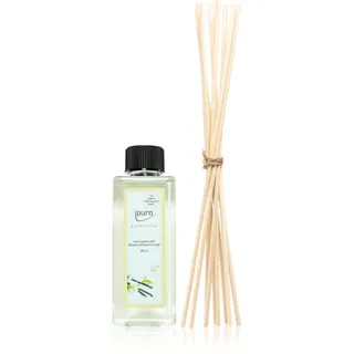 ípuro Essentials Soft Vanilla aroma für diffusoren + Ersatzstäbchen für Aromazerstäuber 200 ml