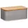 Present Brotkasten, Brotkasten, Braun, Grau