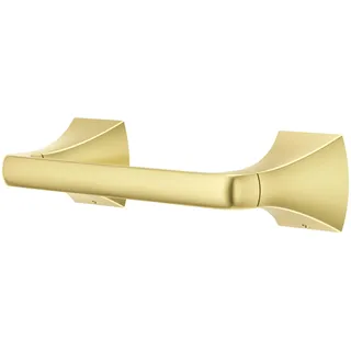 Pfister Bruxie BPHBIE0BG Toilettenpapierhalter, Toilettenpapierhalter, Wandmontage, zum Einschrauben, gebürstetes Gold-Finish