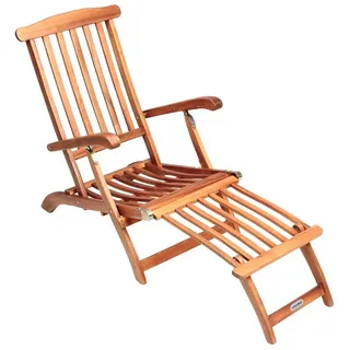 CASARIA Queen Mary Sonnenliege 169 x 54 x 95 cm braun klappbar