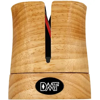DMT SimpleSharp Diamant Messerschärfer Wood | Messerschleifer für rasiermesserscharfe Klingen mit perfektem Schleifwinkel | Premium Edition mit Holzgehäuse | DMT-20003 Wood